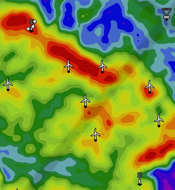 Meteodyn WT - AEP computation and layout optimization with multimasts_Onshore&Offshore solution